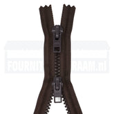 Rits dubbel deelbaar | Opti | plastic P60 | 90 cm | 881 donkerbruin Dubbel Deelbare Rits OPTI - DD - P60 - 90 - CM - 881 - DONKERBRUIN
